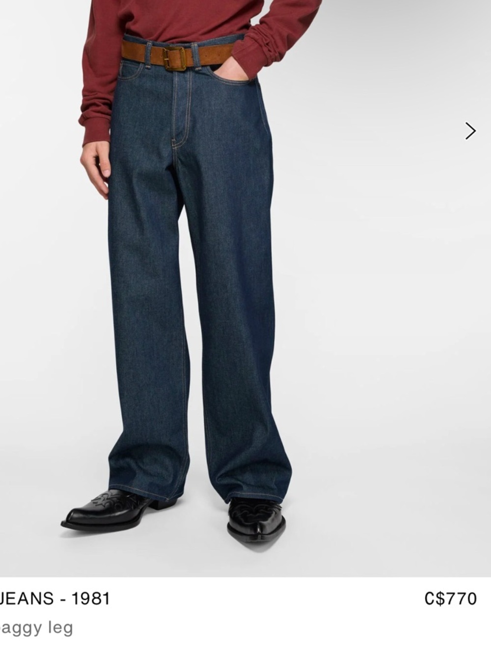 Acne Studio’s Women's Indigo Blue Denim Jeans